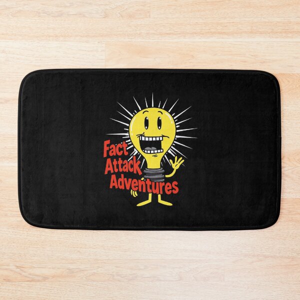 Item preview, Funny Fact Attack Adventures Light Bulb designed and sold by Designart68.