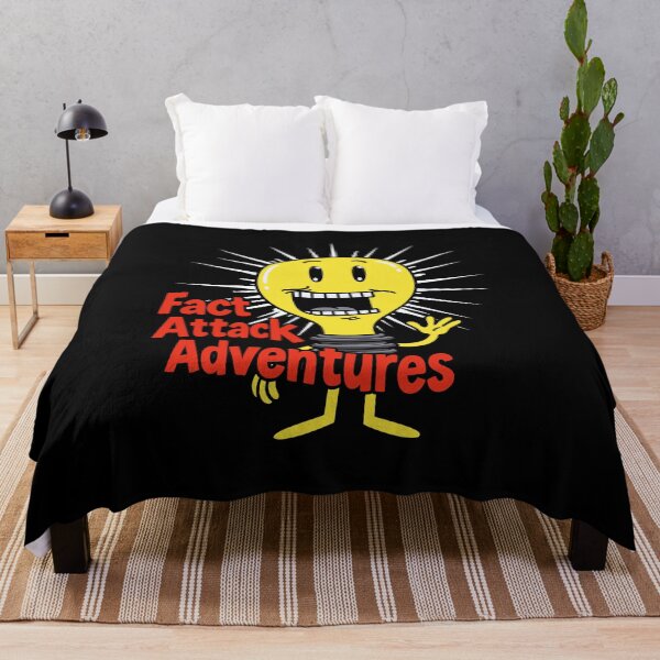 Item preview, Funny Fact Attack Adventures Light Bulb designed and sold by Designart68.