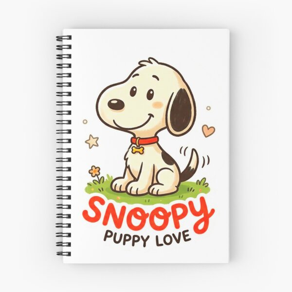 Item preview, Snoopy Puppy Love Cute Cartoon Dog Illustration designed and sold by ExploreAura Studio.