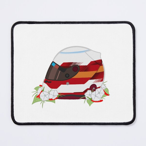 Item preview, Carlos Sainz Jr. 2026 Madrid Helmet With Flowers  designed and sold by OriDraws.