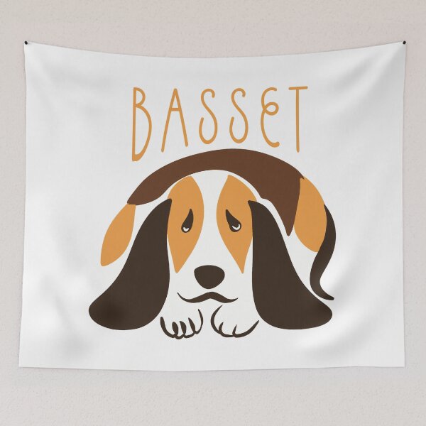 Item preview, Lazy Basset Hound designed and sold by IvysCreativityHouse.