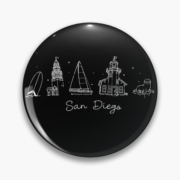 Item preview, San Diego Lover California Souvenir Women Artístico San Diego designed and sold by DSWShirts.
