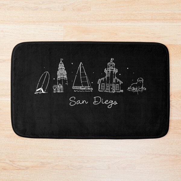 Item preview, San Diego Lover California Souvenir Women Artistic San Diego designed and sold by DSWShirts.
