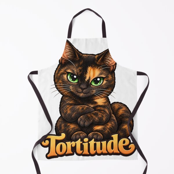 Item preview, Tortitude Tortoiseshell Kitten Art designed and sold by Martin's_Design.