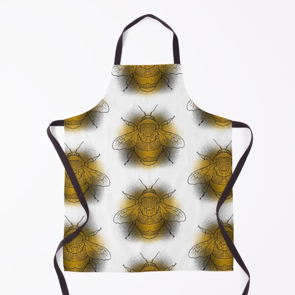 Item preview, Fuzzy Bumblebee Line-art (Yellow & Grey) designed and sold by Burnt_Pikachu.