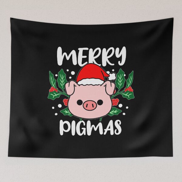 Item preview, Men's Merry Pigmas Christmas Pig Performance designed and sold by Chaya Reid.