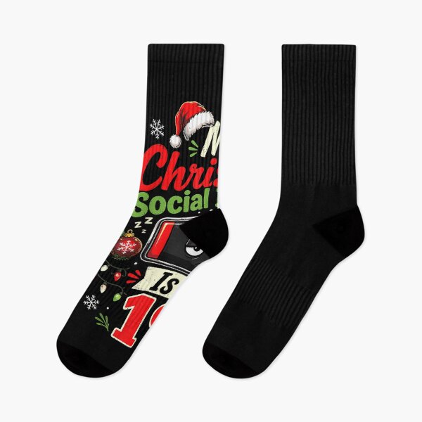 Item preview, My Christmas Social Battery is At 1% designed and sold by Chaya Reid.
