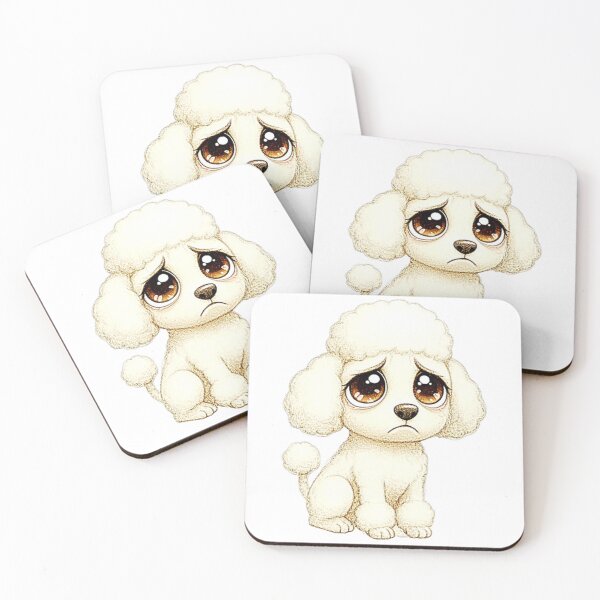 Item preview, White Poodle: Tender Eyes Collection  designed and sold by EscapeArtist13.