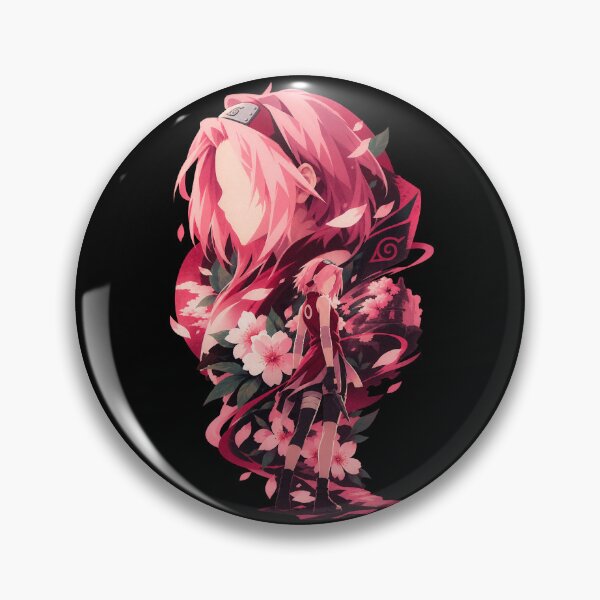 Artikelvorschau, Sakura Haruno Blossom Silhouette – Naruto Shippuden Poster entworfen und verkauft von · GAMING SOUL ·.