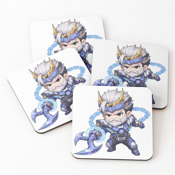 Item preview, Franco Quantum Vanguard Chibi Anime Sticker - Mobile Legends Fan Art designed and sold by Lesley D.