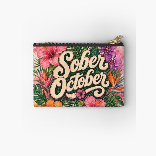 Item preview, Sober October Challenge Floral  designed and sold by RR-Arts.
