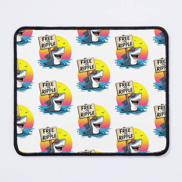 Item preview, Free The Ripple Cute Summer Shark Ocean Beach Sunset Design designed and sold by Morbiusshop.