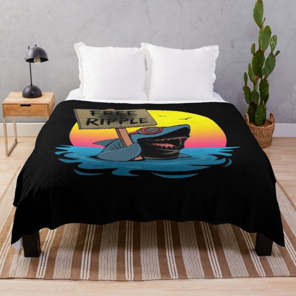 Item preview, Free The Ripple Cute Summer Shark Ocean Beach Sunset Design designed and sold by Morbiusshop.