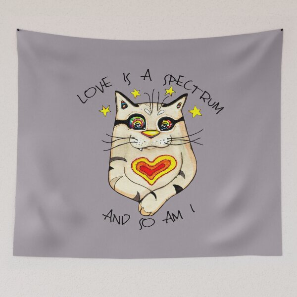 Item preview, Love is a spectrum, and so am I designed and sold by Kiekeboekat.