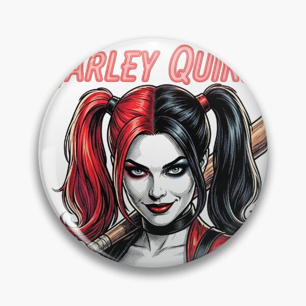 Item preview, Retrato ilustrado de Harley Quinn con su bate designed and sold by MaxPhoto67.