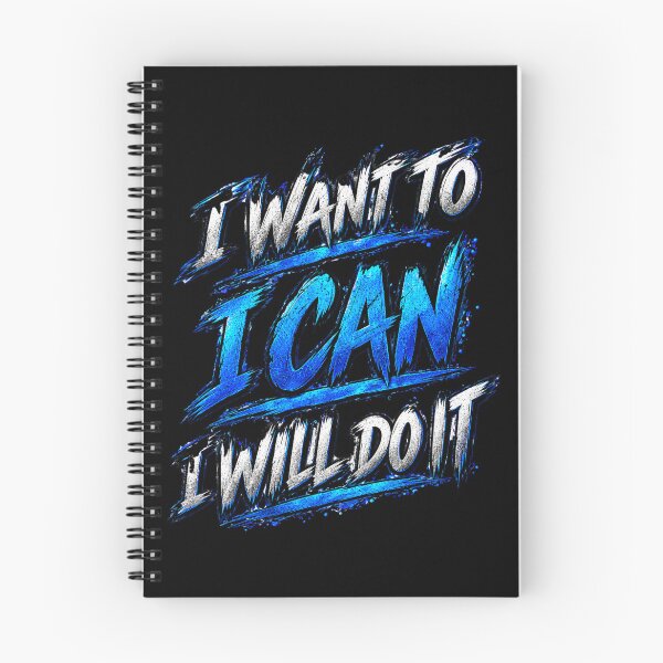 Item preview, I Want To, I Can, I Will Do It. designed and sold by Dinasshop.