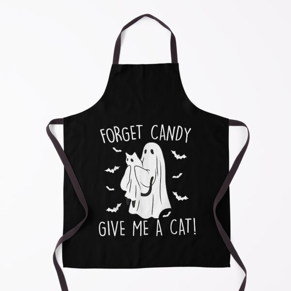 Item preview, Funny Halloween Cat Ghost Forget Candy Give Me Cat Halloween designed and sold by Taniyah Gomes.
