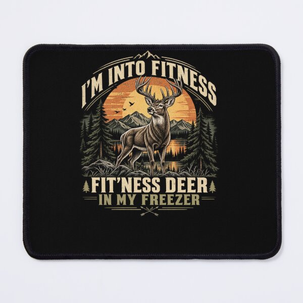 Item preview, I'm Into Fitness Fit'ness Deer In My Freezer Hunter Outdoorsman Venison designed and sold by drawwiika+44.