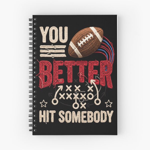 Item preview, Football Lover You Better Hit Somebody Sports Design designed and sold by NADIASHOP86.