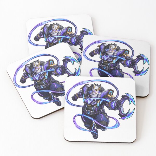 Item preview, Franco Quantum Vanguard Neon Glow Sticker - Mobile Legends Fan Art designed and sold by Lesley D.