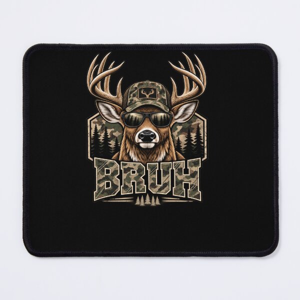 Item preview, Bruh Hunting Buck Deer Outdoorsman Funny designed and sold by drawwiika+44.