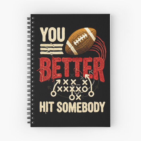 Item preview, You Better Hit Somebody Football Game Day Design designed and sold by NADIASHOP86.