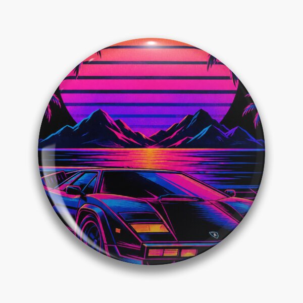 Item preview, 80s Retro Synthwave Car Neon Sunset designed and sold by zerex00.