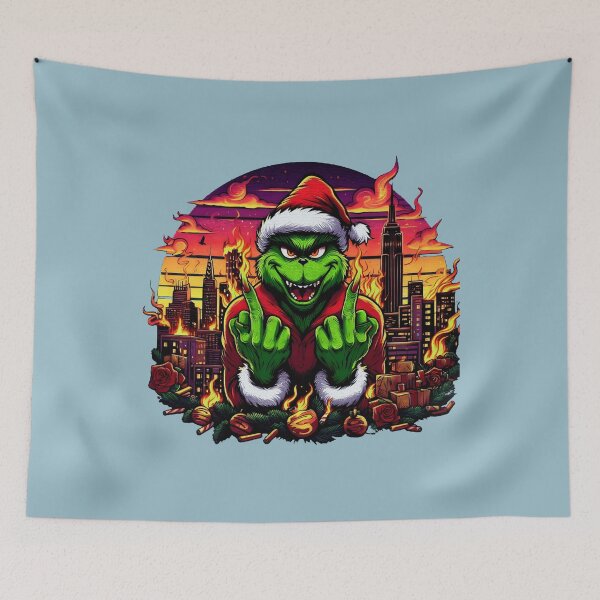 Item preview, Grinch Middle Finger designed and sold by balenalex.