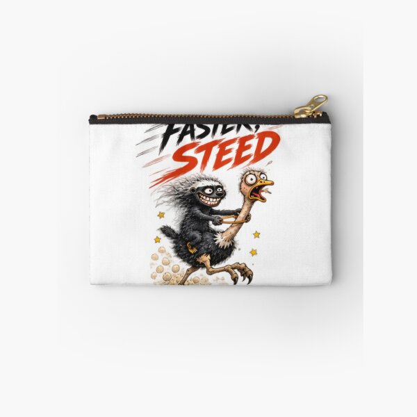 Item preview, Steed Honey Badger Riding Ostrich designed and sold by paintingnou.