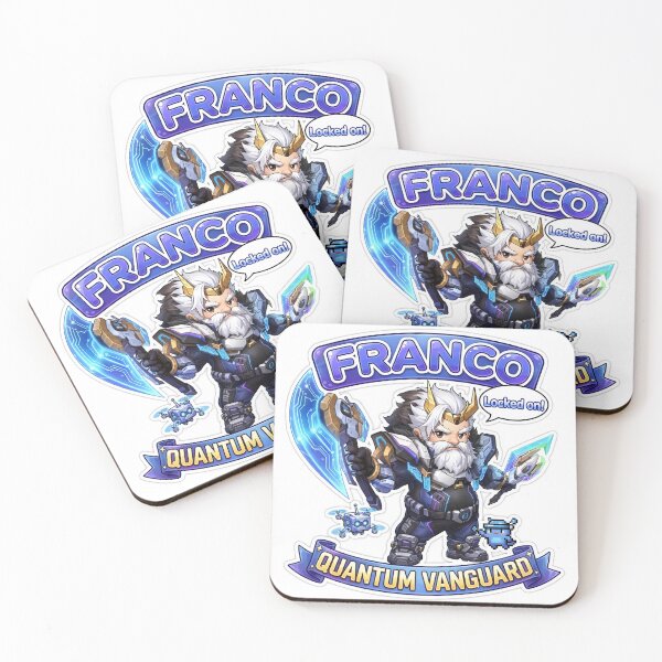 Item preview, Franco Quantum Vanguard Name Banner Sticker - Mobile Legends Fan Art designed and sold by Lesley D.