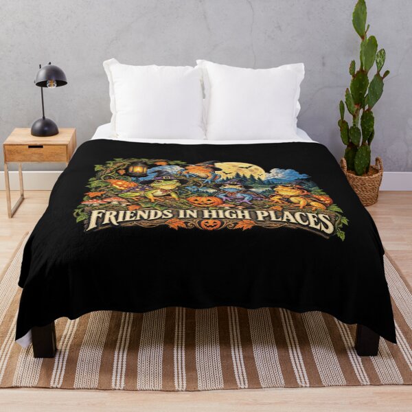 Item preview, Friends In High Places Cute Wizard Frogs Autumn Fantasy Design designed and sold by Morbiusshop.