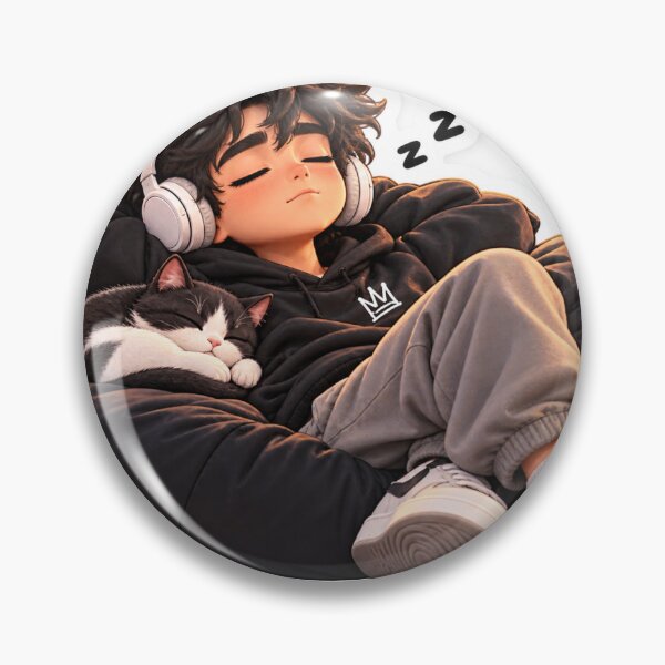 Item preview, Cozy Sleep Mode – Cute Chill Sticker designed and sold by MolaMío.