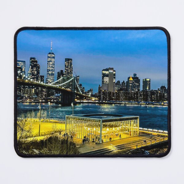 Item preview, Manhattan Skyline and Brooklyn Bridge Twilight designed and sold by Craig Bernstein.