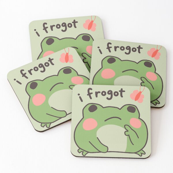 Item preview, Funny I Frogot Cute Frog designed and sold by Doodlywood.