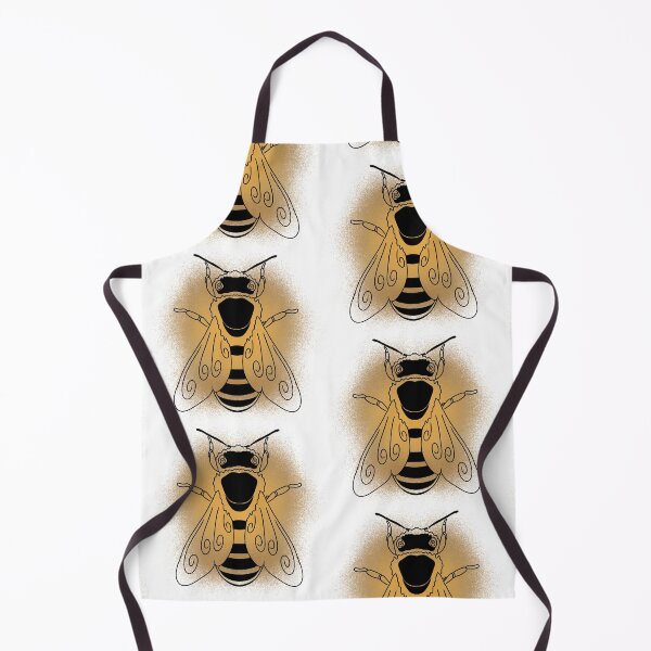 Item preview, Western Honey Bee Line-art (Yellow) designed and sold by Burnt_Pikachu.