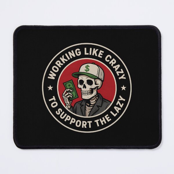 Item preview, Working Like Crazy Skeleton Cash Hustle Funny designed and sold by Enea Kelo.