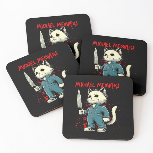 Item preview, Funny Cat Horror Movies Cute Halloween for Cat Kitty Lovers  designed and sold by Taniyah Gomes.