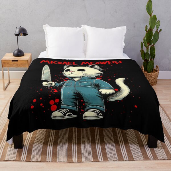 Item preview, Funny Cat Horror Movies Cute Halloween for Cat Kitty Lovers  designed and sold by Taniyah Gomes.