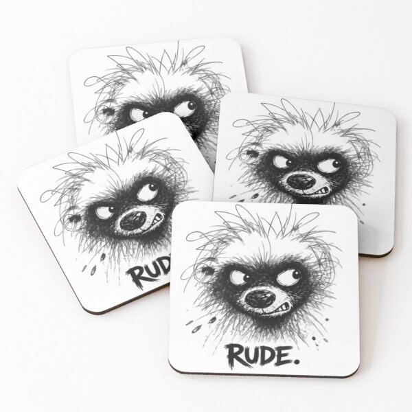Item preview, Dark Menacing Honey Badger Face designed and sold by paintingnou.