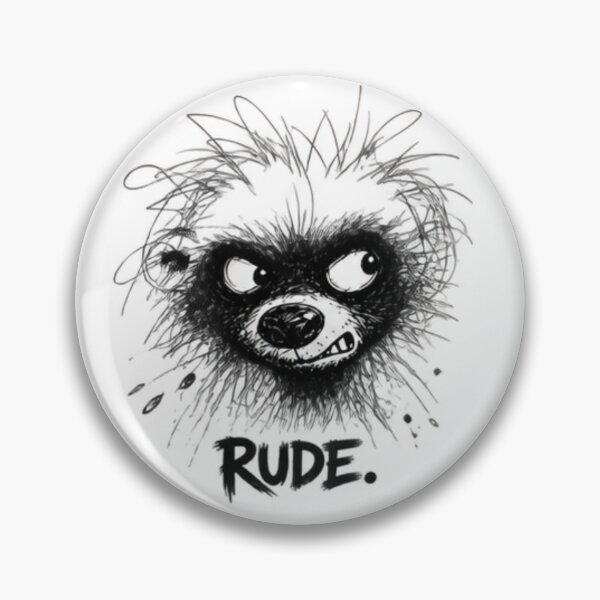 Item preview, Dark Menacing Honey Badger Face designed and sold by paintingnou.