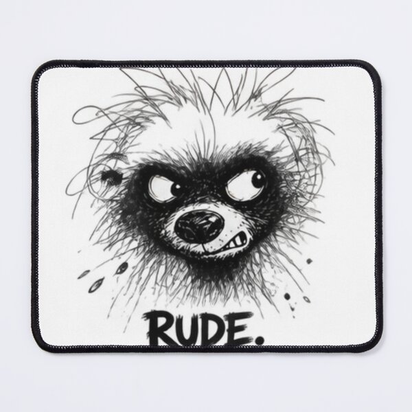 Item preview, Dark Menacing Honey Badger Face designed and sold by paintingnou.