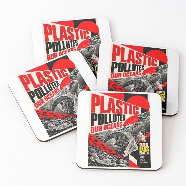 Item preview, Wall Art - Poster - Plastic Pollutes Our Oceans designed and sold by ForeverPrintsOK.