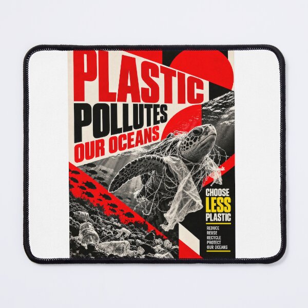 Item preview, Wall Art - Poster - Plastic Pollutes Our Oceans designed and sold by ForeverPrintsOK.