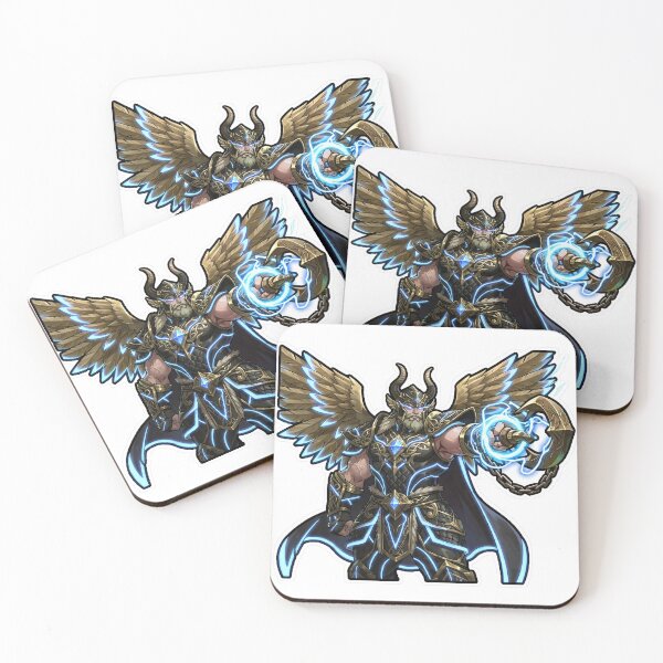 Item preview, Franco Valhalla Ruler Neon Glow Sticker - Mobile Legends Fan Art designed and sold by Lesley D.