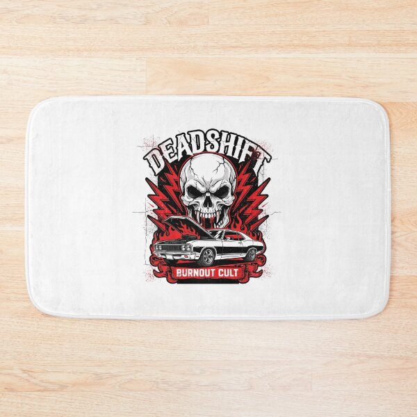 Item preview, Deadshift Burnout Cult Skull Muscle Car Hot Rod designed and sold by Enea Kelo.