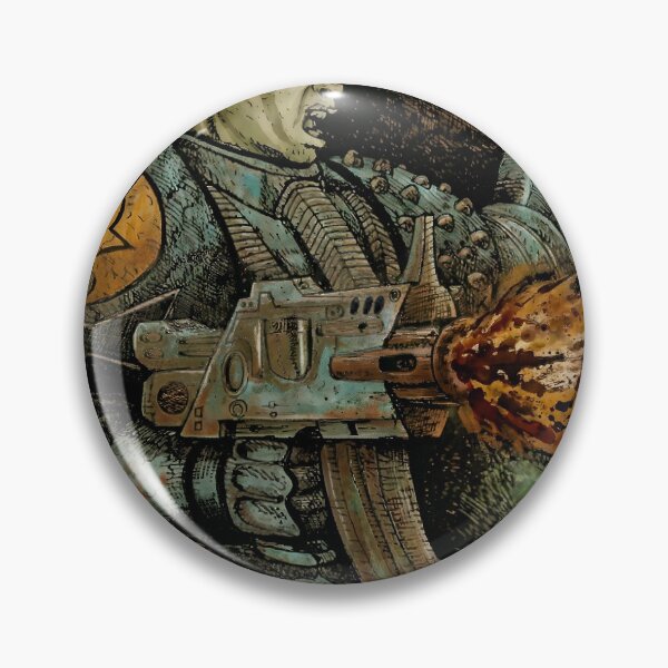 Item preview, Grimdark Space Warrior Sci-Fi Fantasy Tactical Combat Graphic designed and sold by BravenBold.