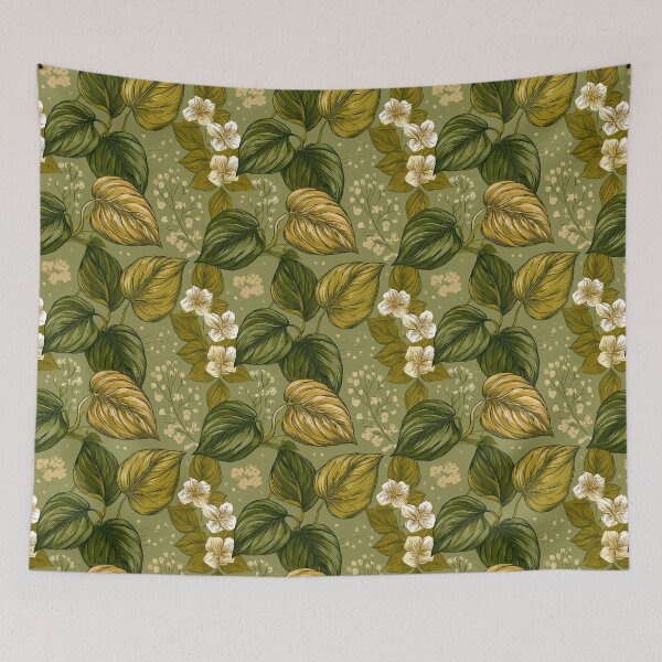 Item preview, Chic Pothos Flower - Flower Floral Pattern - Retirement Gifts for Mom designed and sold by RoyalStarsPatts.