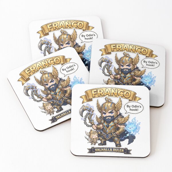 Item preview, Franco Valhalla Ruler Name Banner Sticker - Mobile Legends Fan Art designed and sold by Lesley D.
