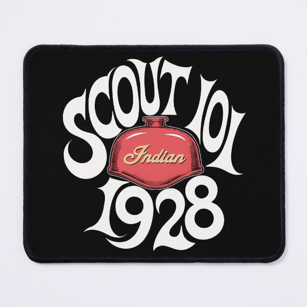 Item preview, 1928 Indian Scout 101 Groovy Retro 70s Motorcycle Emblem designed and sold by EdGraphy.