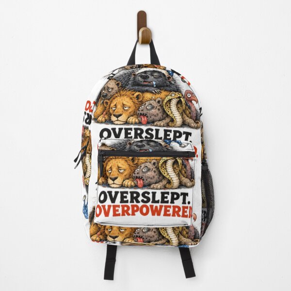 Item preview, Overpowered Honey Badger Sleepy Animal designed and sold by paintingnou.
